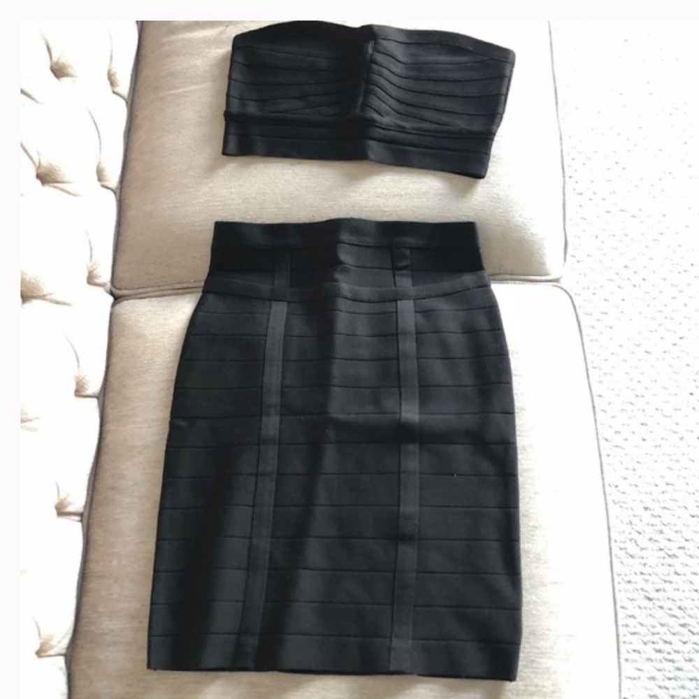 Bebe 2 Piece Set - Bandeau Top and Skirt